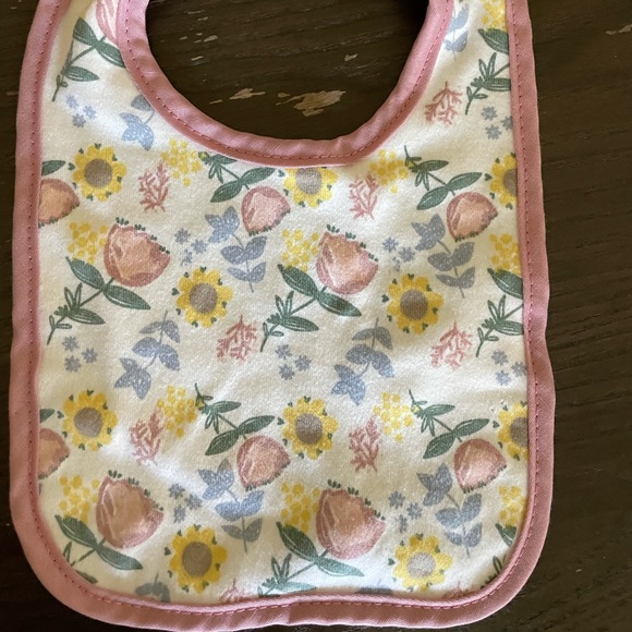 2/$10 Baby Girl Bib Bundle (7 Bibs) - Picture 8 of 13